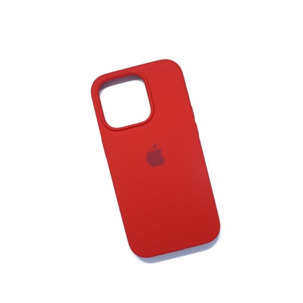 iPhone 15/iPhone 14 Pro Original silicon back cover RED
