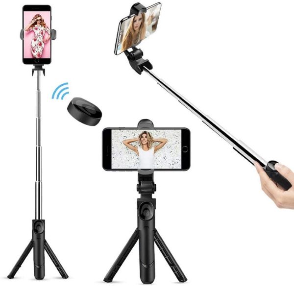 nThis XT-02 Bluetooth Mini Tripod Cum Selfie Stick