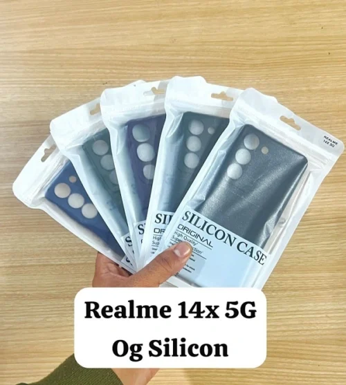 Realme 14x 5G OG Silicon Back Cover with Camera Protection - Image 2